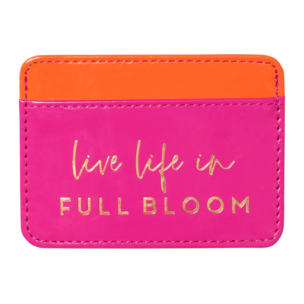 Full Bloom Card Wallet