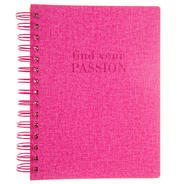 Find Your Passion Spiral Journal