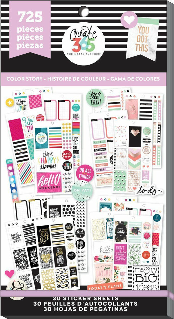 725 Color Story Stickers