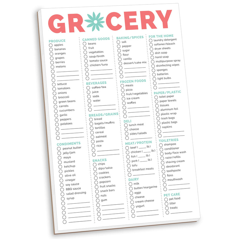 Grocery Planning Pad