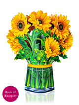 Pop-Up Sunflowers with Greeting Card