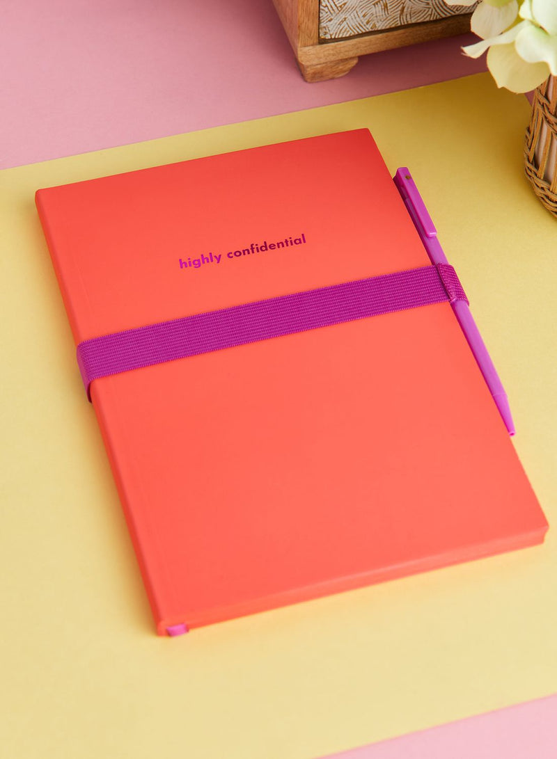 Highly Confidential Notebook with Pen