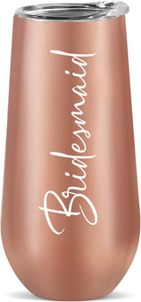 Rose Gold Champagne Tumbler