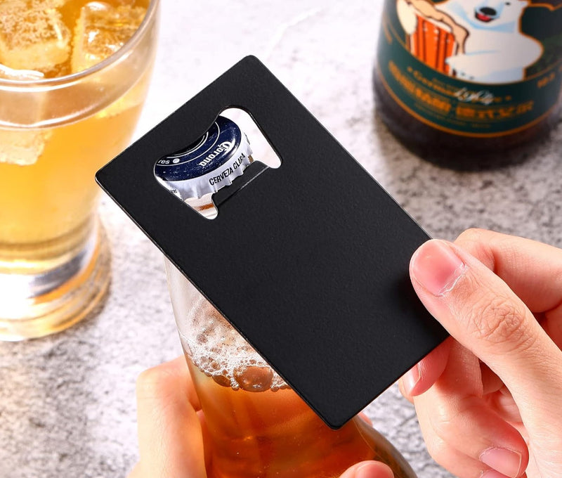 Black Credit Card Bottle Opener