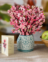 Pop-Up Cherry Blossoms with Greeting Card