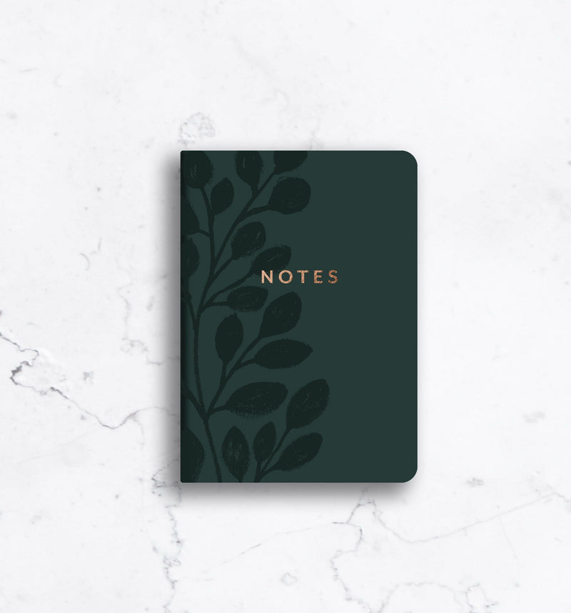 Inky Leaves Notebook