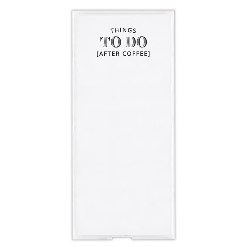 Things To Do Notes in Acrylic Tray