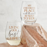 Best Life Wine Glass