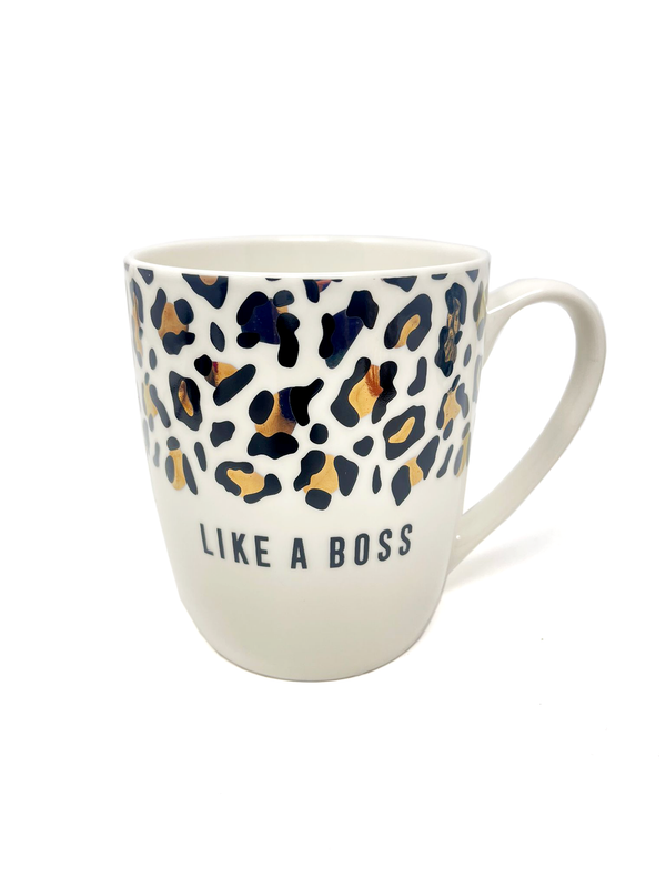 Leopard Like A Boss Mug