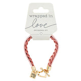 Wrapped In Love Pink Bracelet