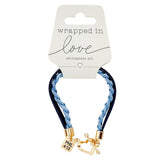 Wrapped In Love Blue Bracelet