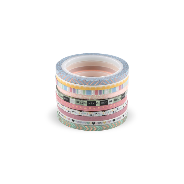 Pastel Skinny Washi Tape