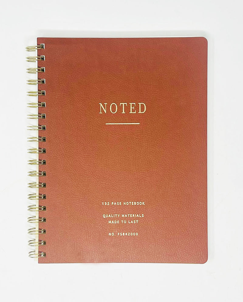 Brown Notes Spiral Notebook