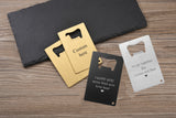 Black Credit Card Bottle Opener