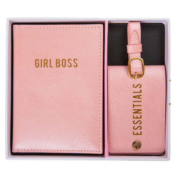 Girl Boss Passport Case & Luggage Tag Set