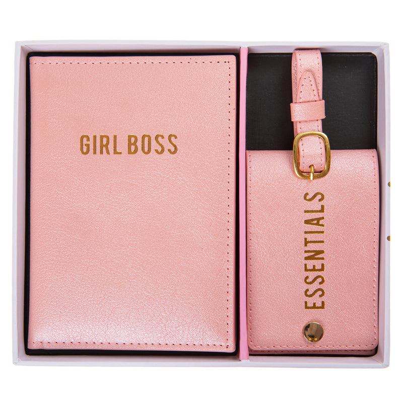 Girl Boss Passport Case & Luggage Tag Set