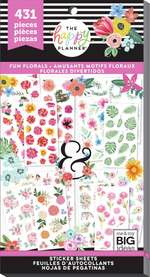 431 Fun Florals Stickers