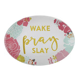 Wake Pray Slay-Bouquet Paperweight