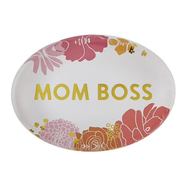 Mom Boss-Bouquet Paperweight
