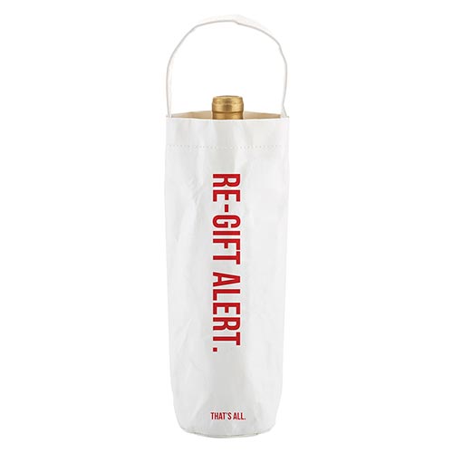 Re-Gift Alert Wine Bag (Washable)