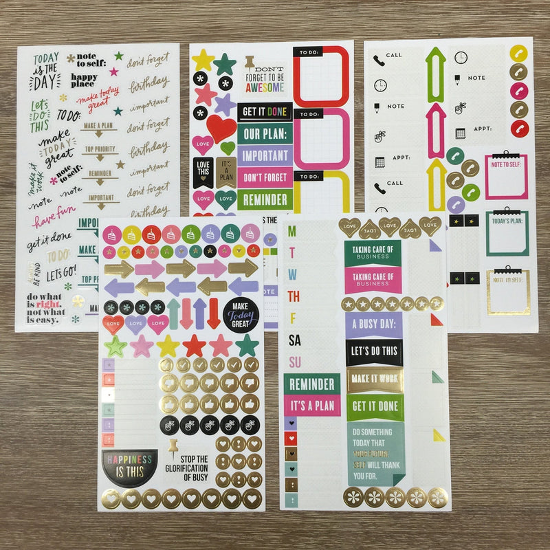 Everyday Reminder Sticker Sheets - Happy Planner®