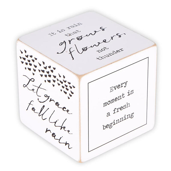 Grace Inspired Quote Cube