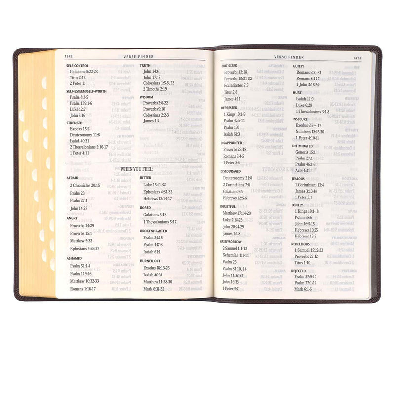 Jumbo Print KJV Bible (Brown)