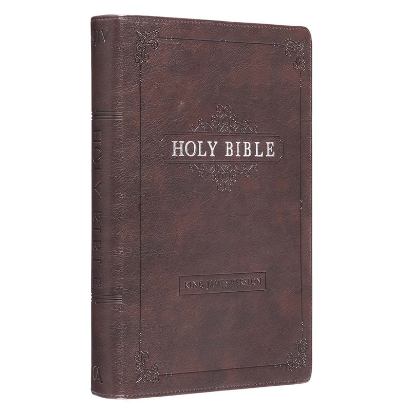 Jumbo Print KJV Bible (Brown)