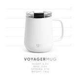 Winter White Voyager Mug 10oz.