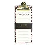 Leopard Seize The Day Pad & Clipboard