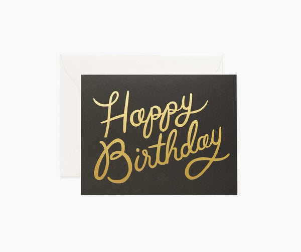 Shimmer Happy Birthday Card