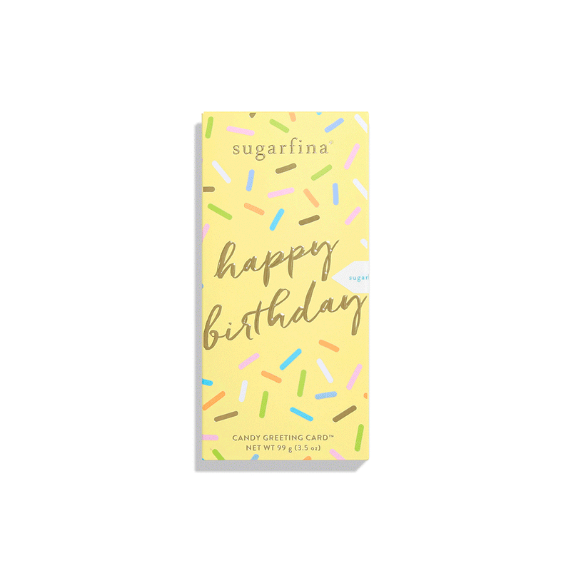 Happy Birthday Greeting Card Chocolate by Sugarfina