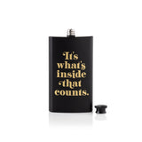 What's Inside Counts Flask