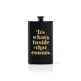 What's Inside Counts Flask